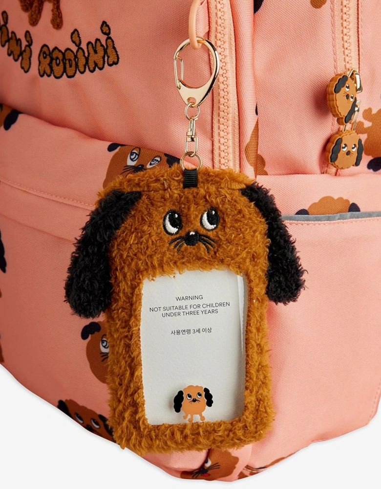 Girls Doggies AOP Backpack in Pink (40cm)