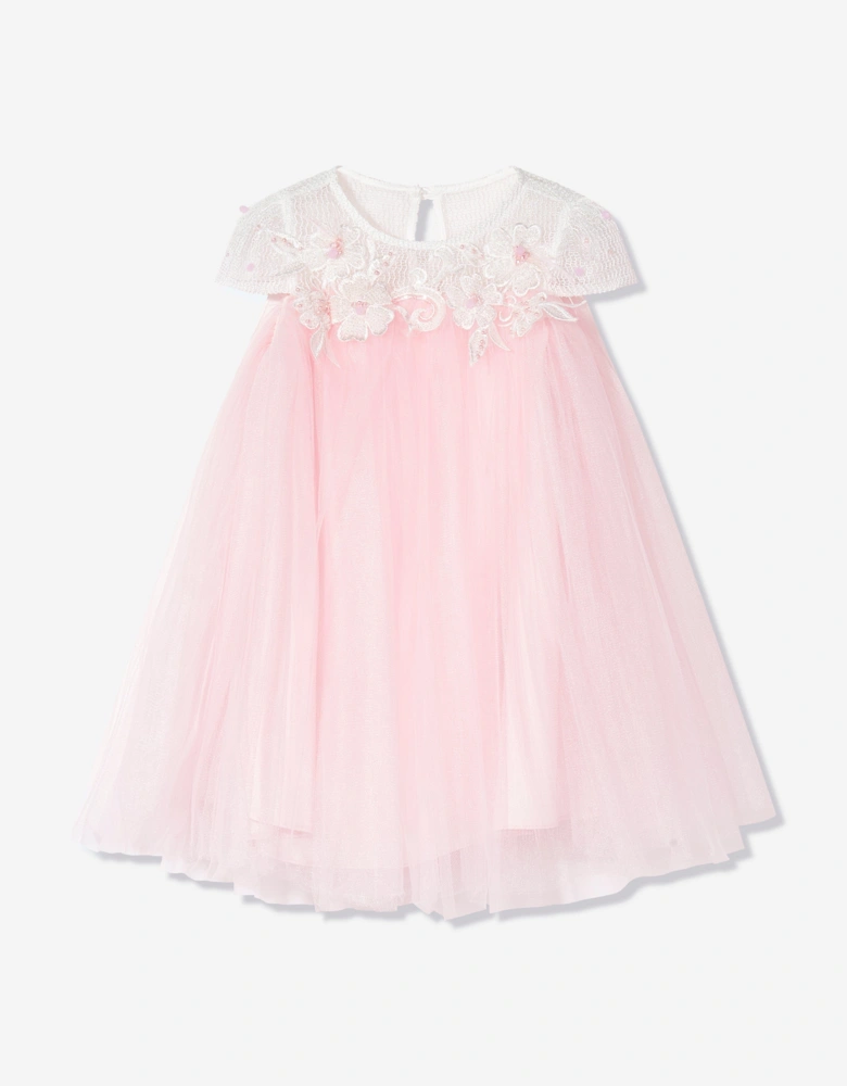 Girls Flower Occasion Dress in Pink