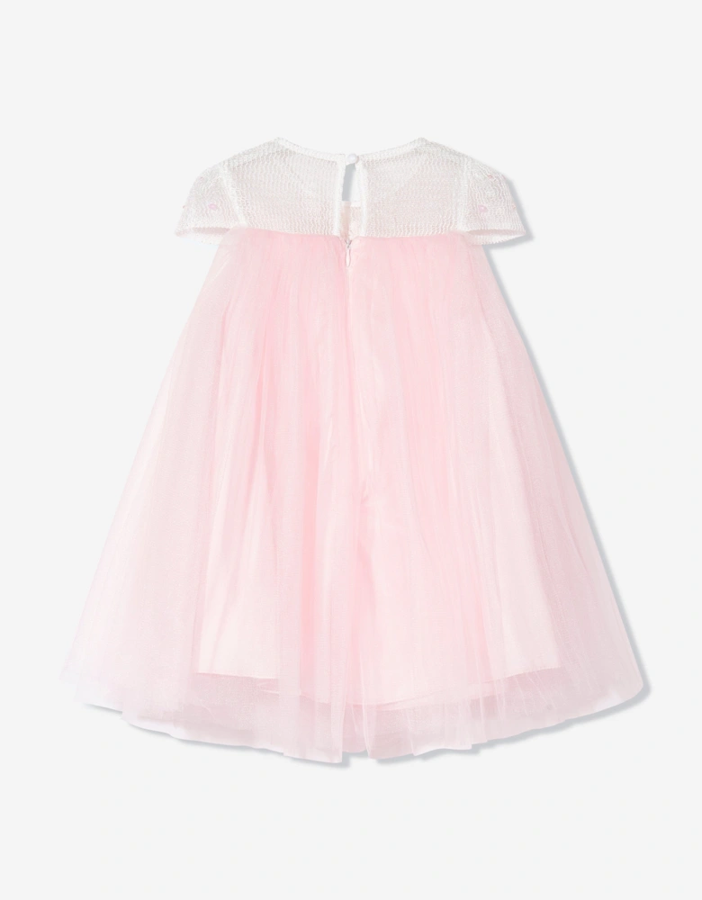Girls Flower Occasion Dress in Pink