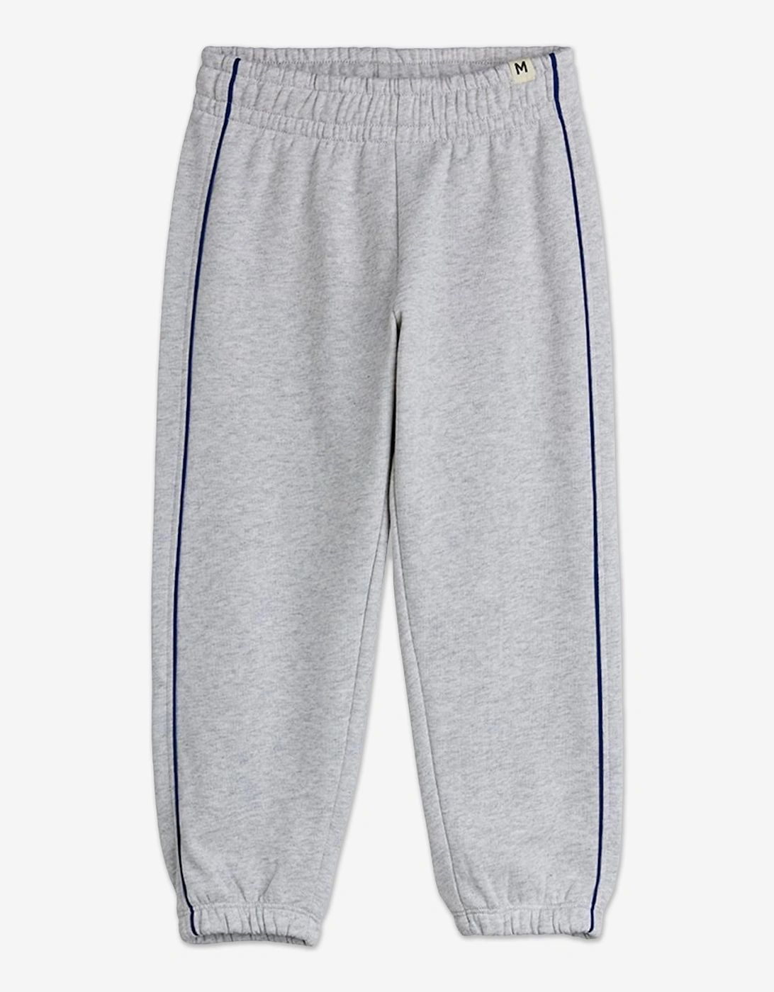 Baby Girls Plain Piping Joggers in Grey, 6 of 5