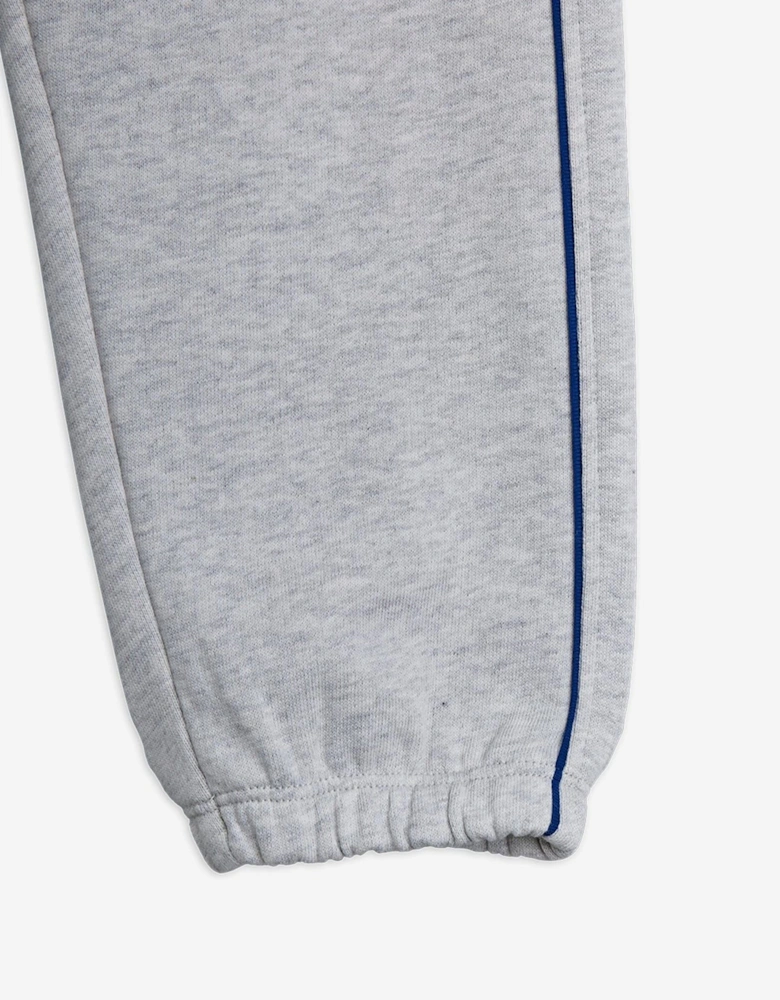 Baby Girls Plain Piping Joggers in Grey
