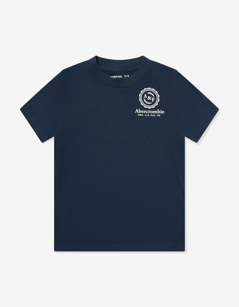 Boys Foothills T-Shirt in Navy