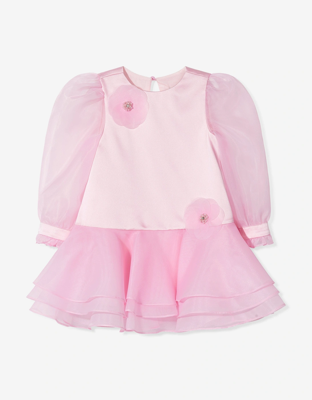 Girls Flower Occasion Dress in Pink