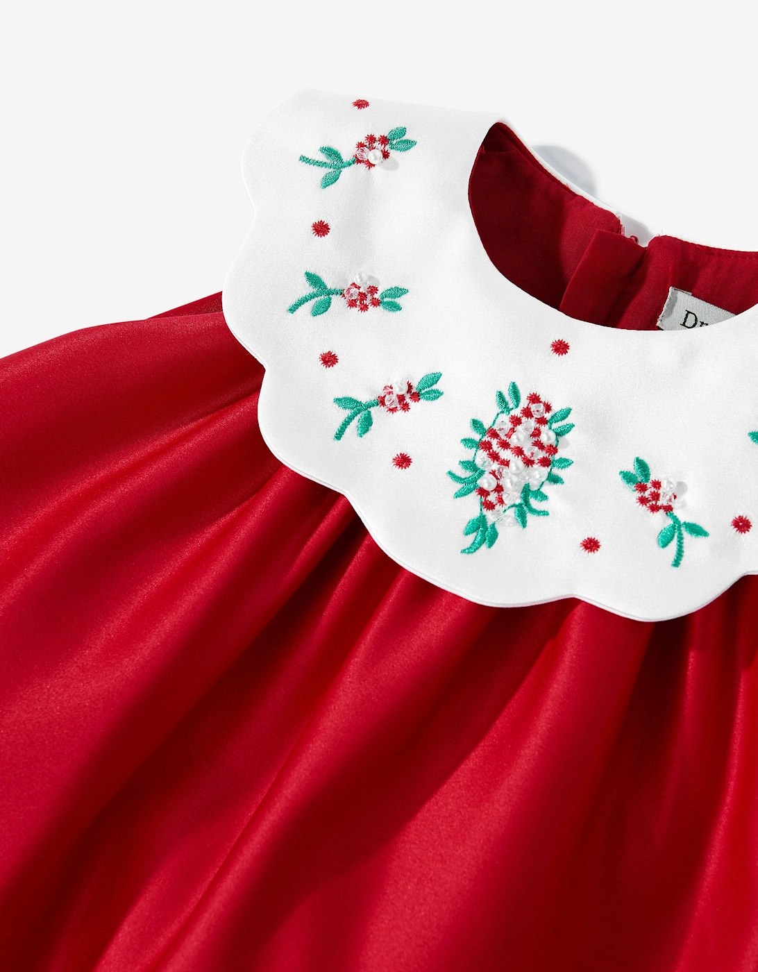 Baby Girls Occasion Dress with Headband in Red