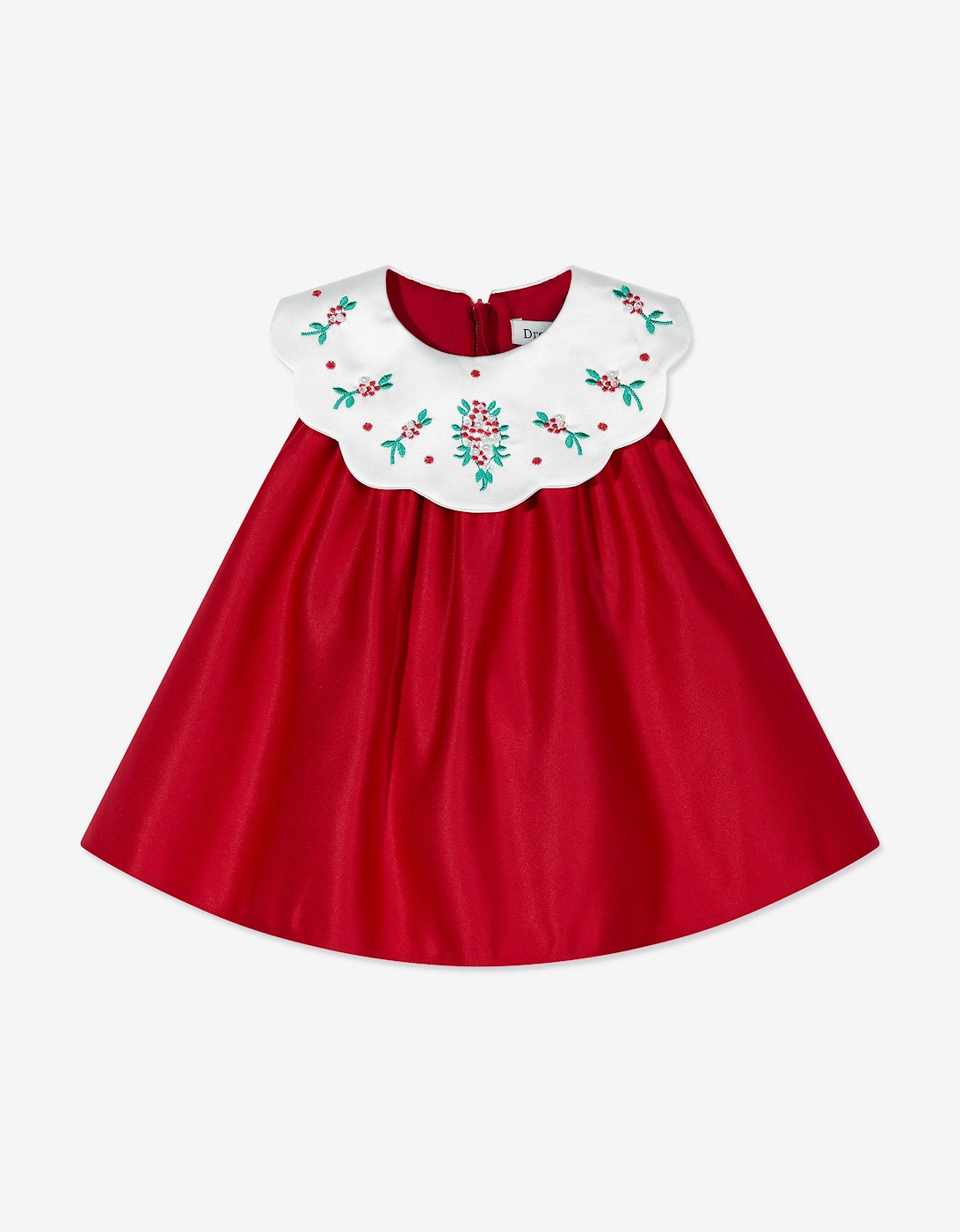 Baby Girls Occasion Dress with Headband in Red
