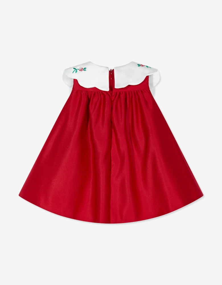 Baby Girls Occasion Dress with Headband in Red