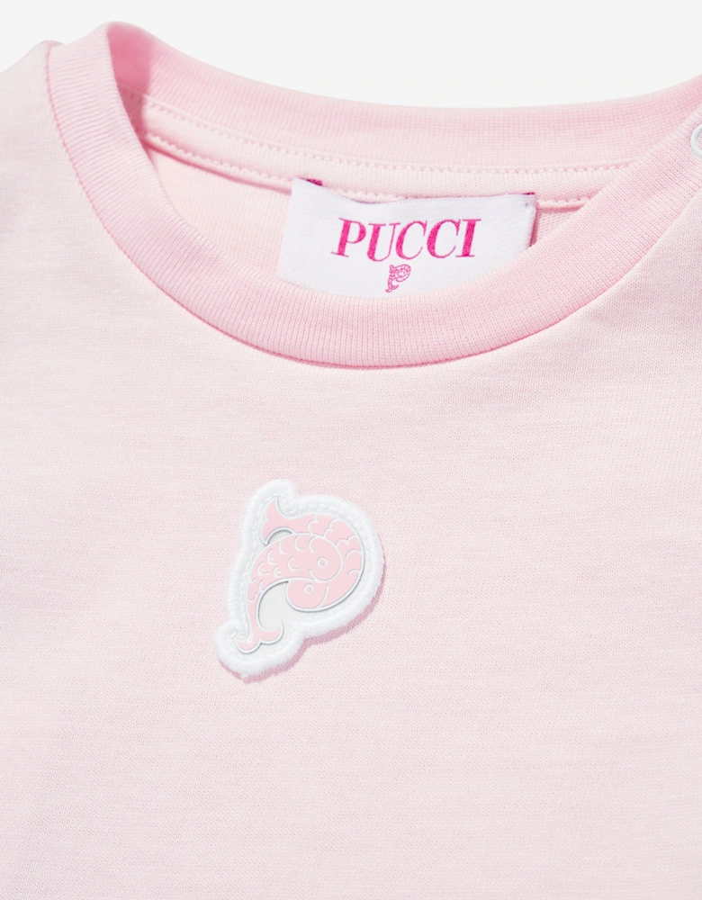 Baby Girls Logo T-Shirt in Pink