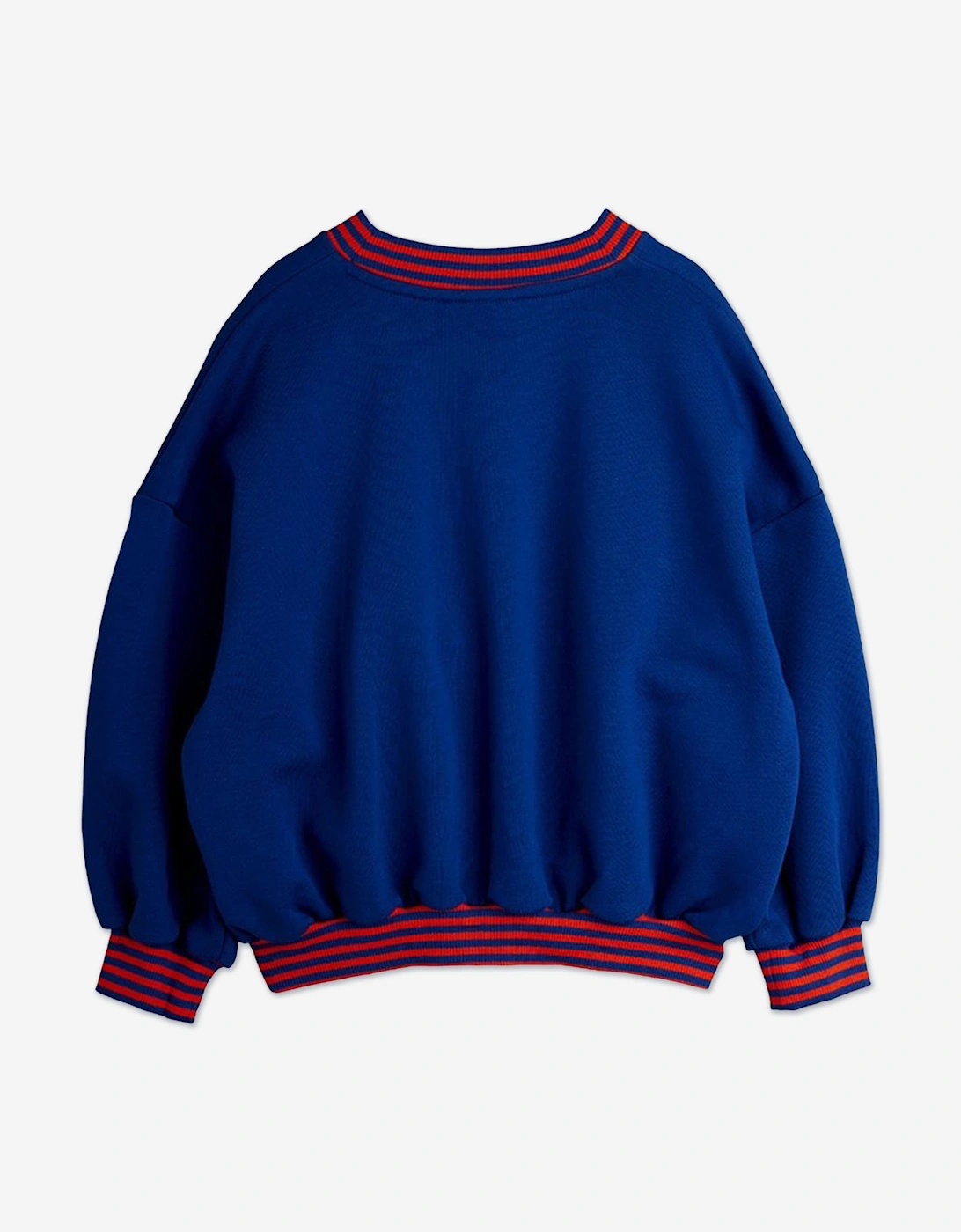 Kids Embroidered Earth Sweatshirt in Blue