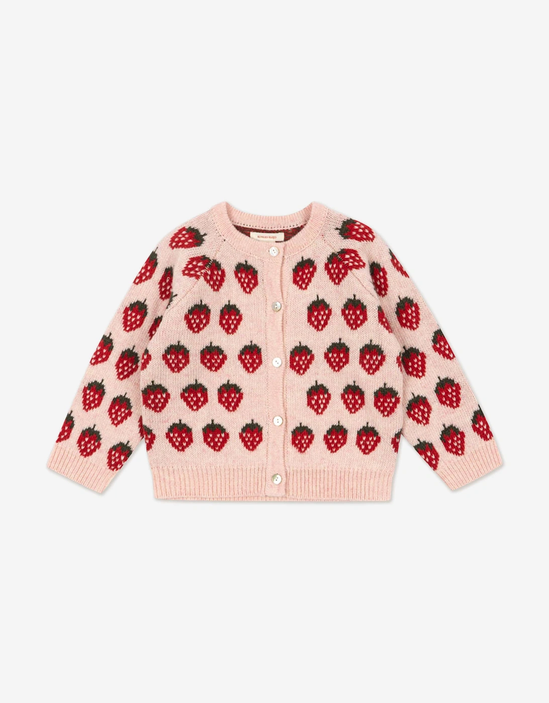 Konges Sløjd Girls Belou Knit Cardigan in Pink, 5 of 4