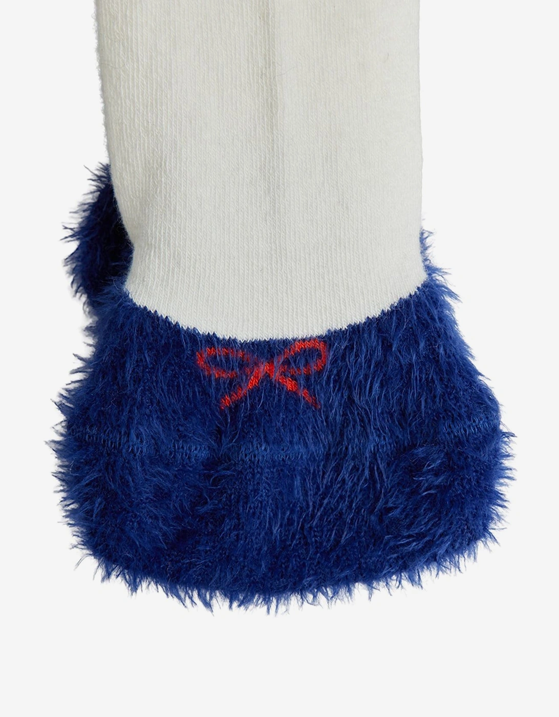 Baby Girls Doggie Anti-Slip Tights in Ivory