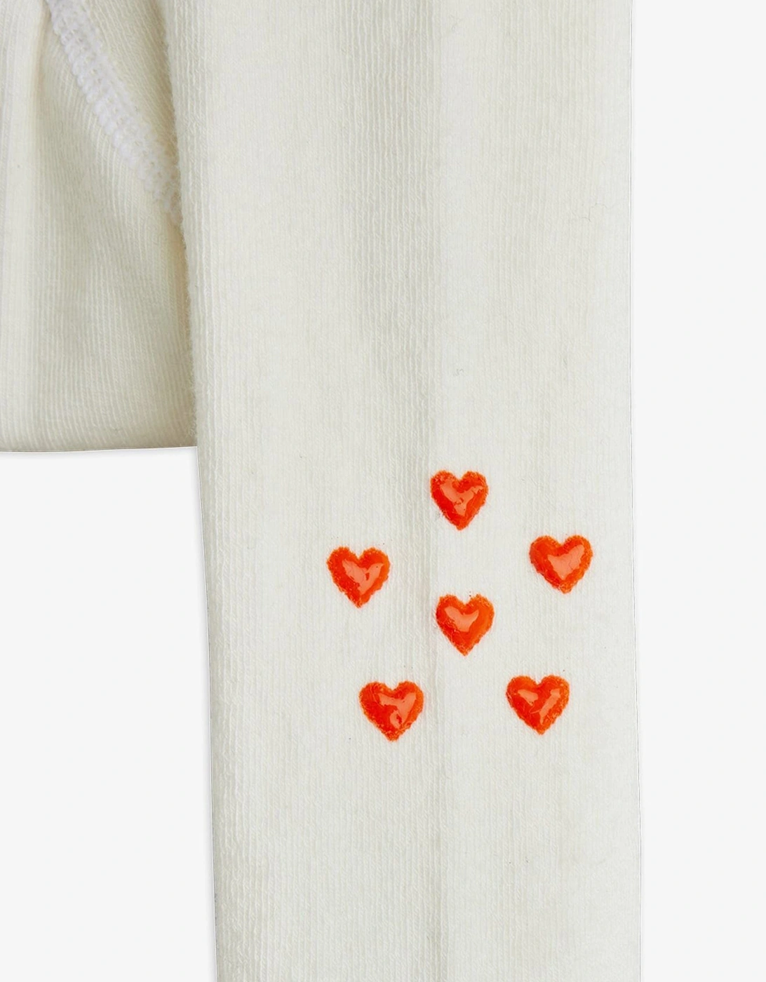 Baby Girls Doggie Anti-Slip Tights in Ivory