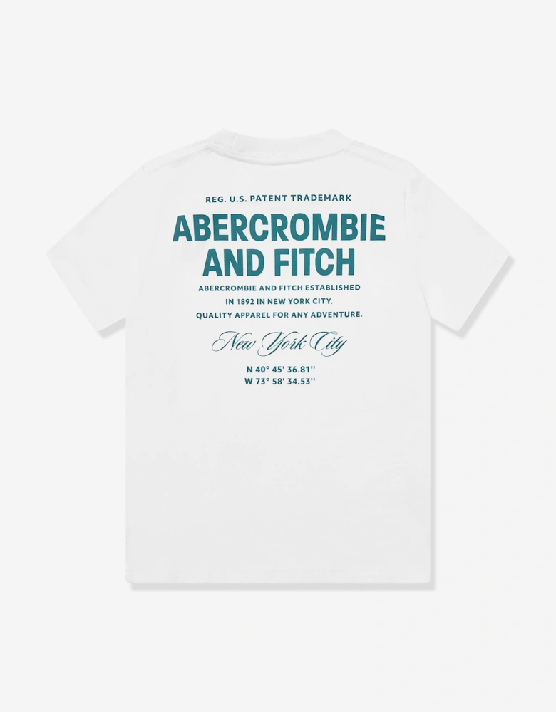 Boys City Stack T-Shirt in White