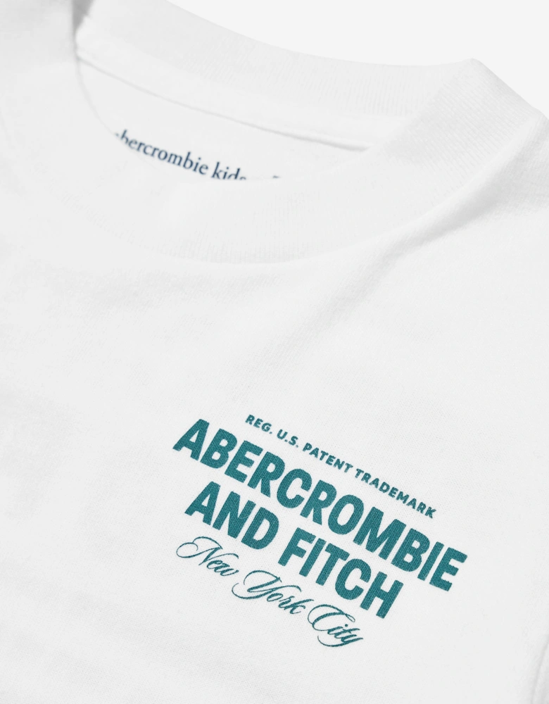 Boys City Stack T-Shirt in White