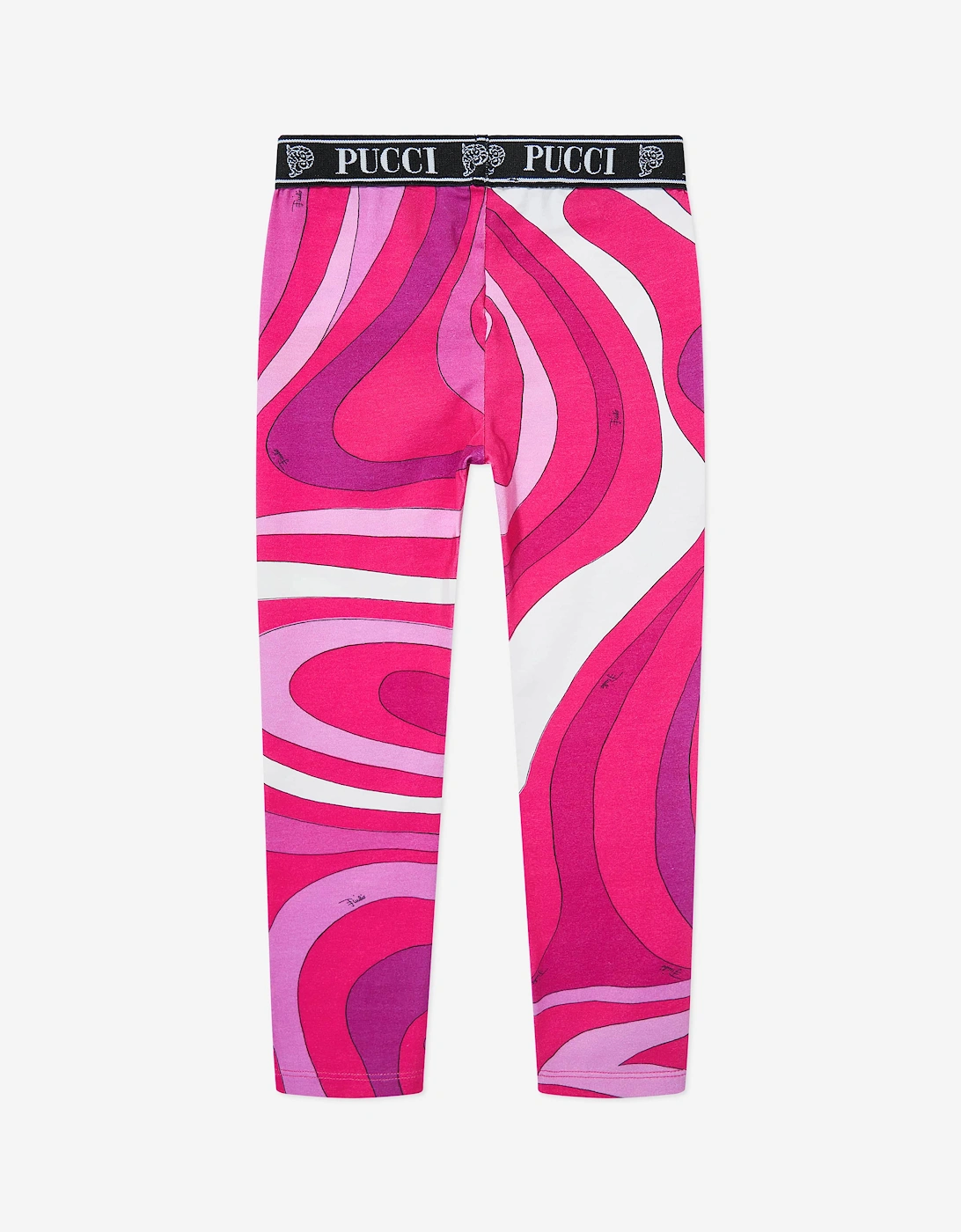 Girls Iride Print Leggings in Pink
