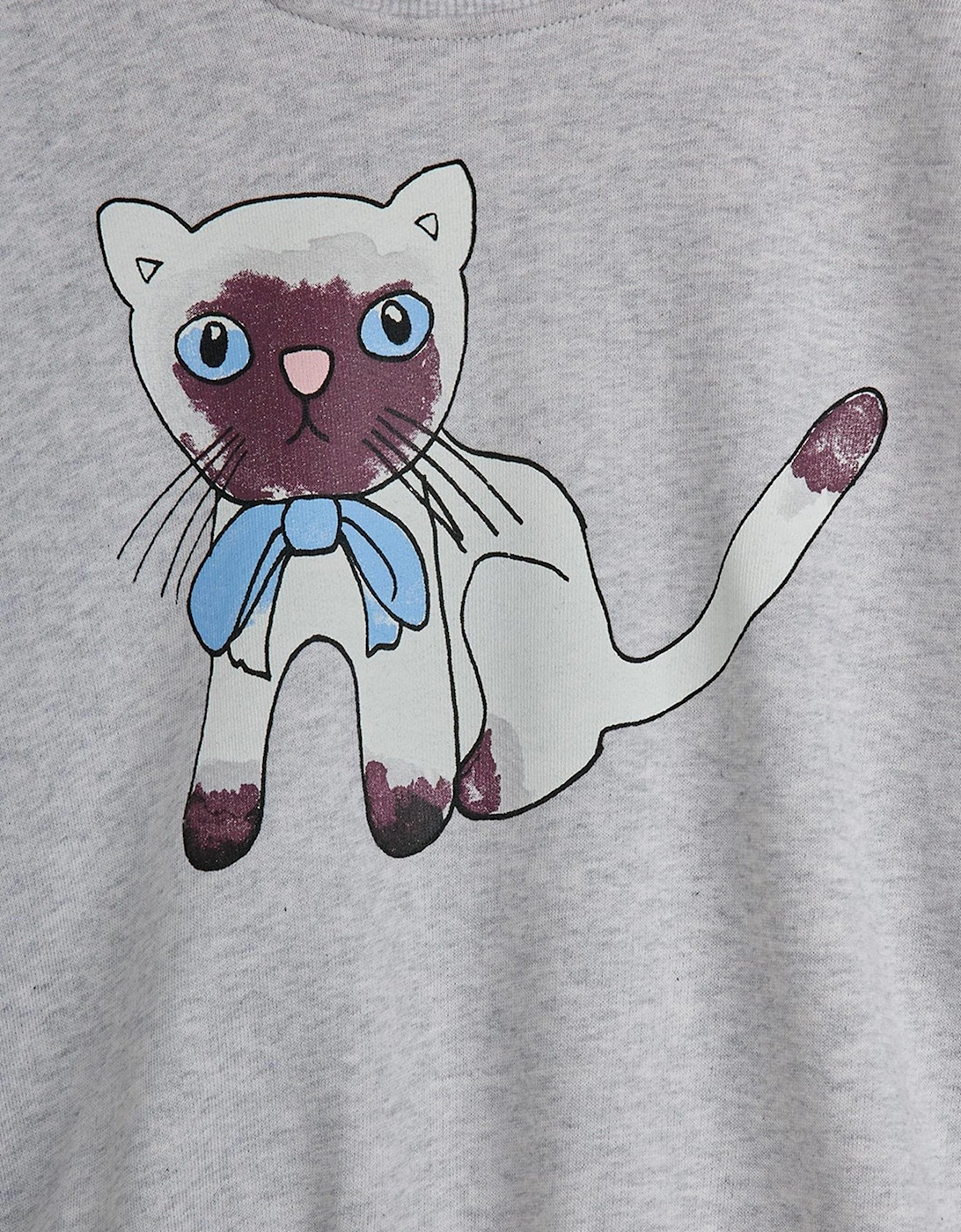 Baby Siamese Sweatshirt in Grey