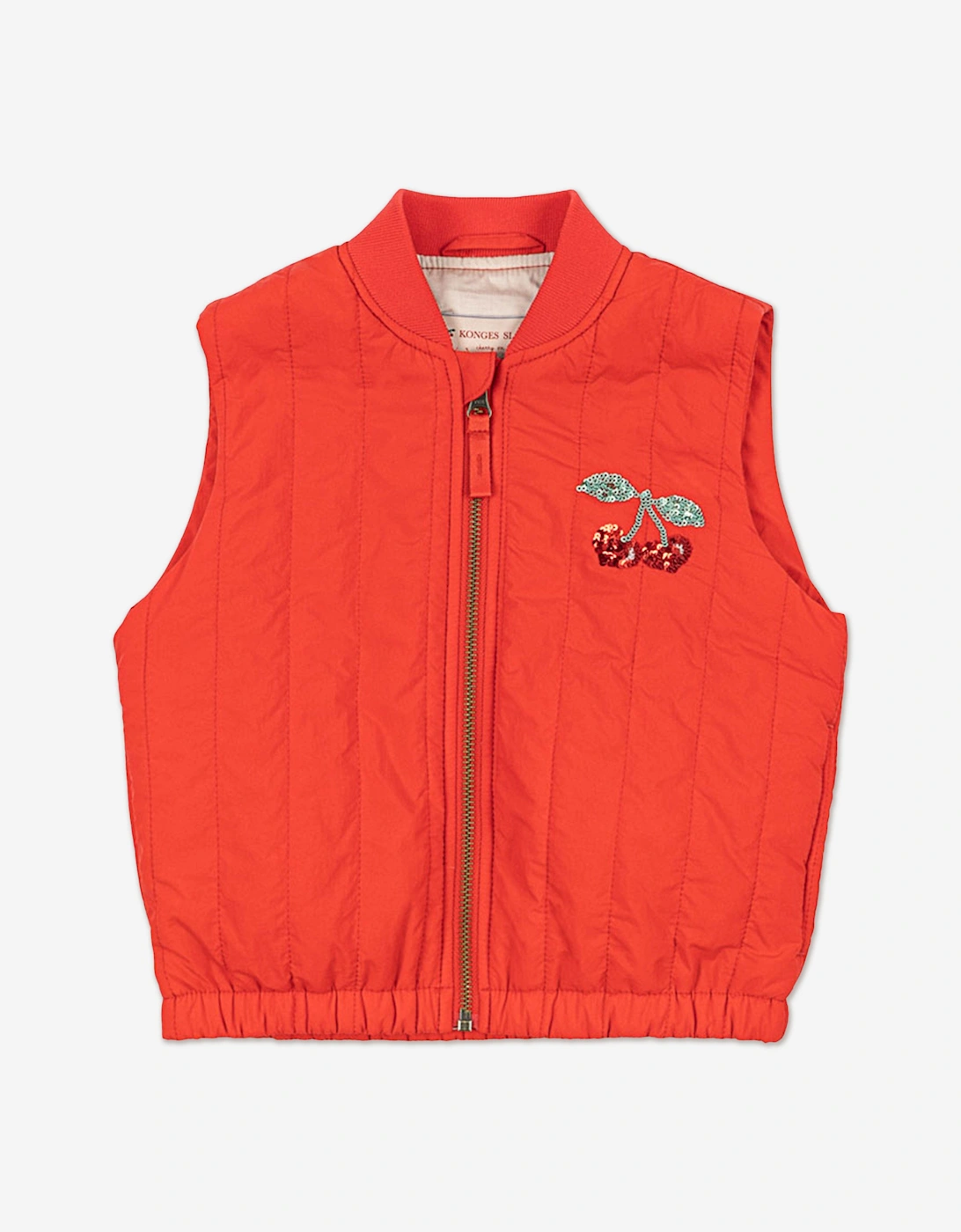 Konges Sløjd Girls Juno Sequin Gilet in Red, 6 of 5