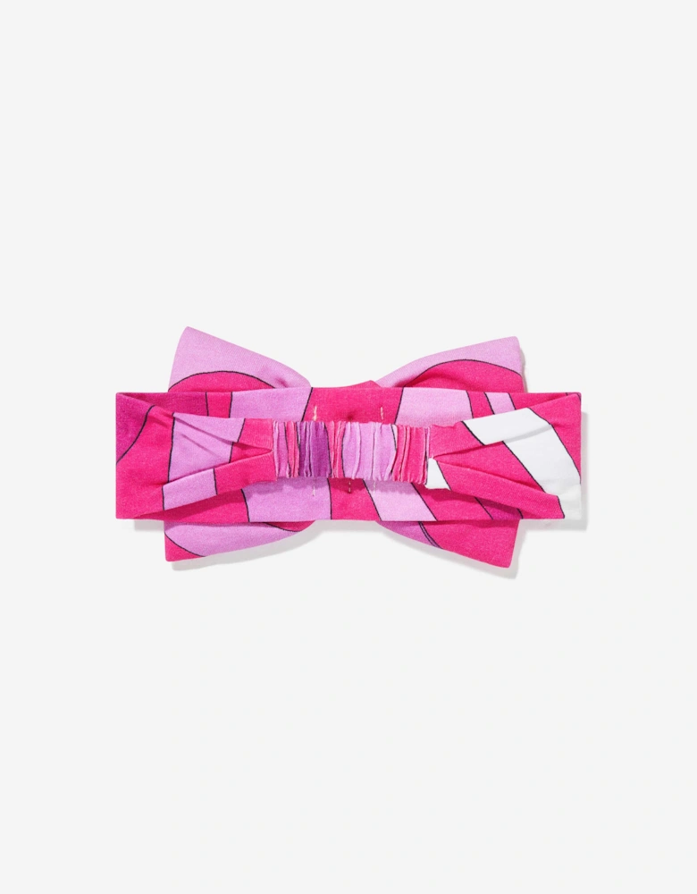 Baby Girls Orchidee Bow Headband in Purple