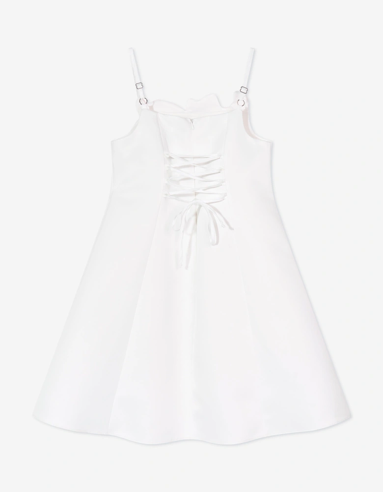 Girls Flower Occasion Dress in Ivory