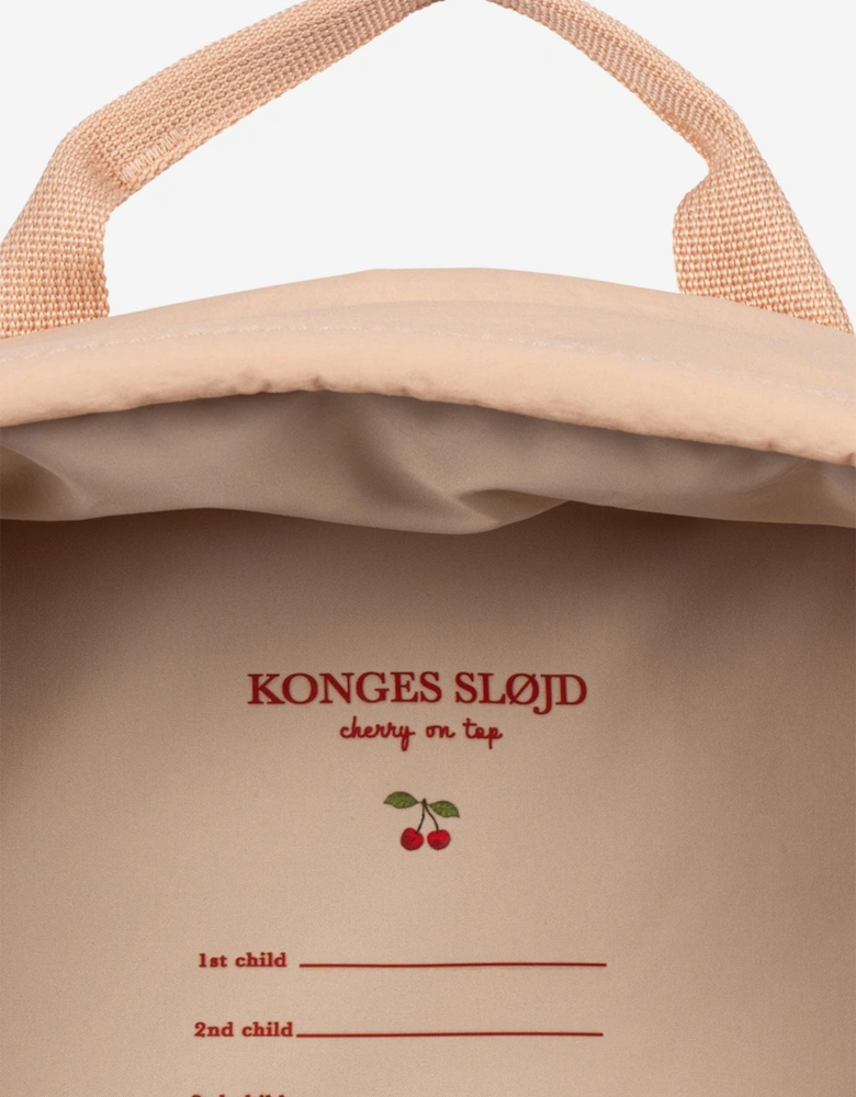 Konges Sløjd Girls Juno Kitty Backpack in Pink (34cm)