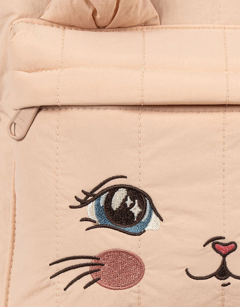 Konges Sløjd Girls Juno Kitty Backpack in Pink (34cm)