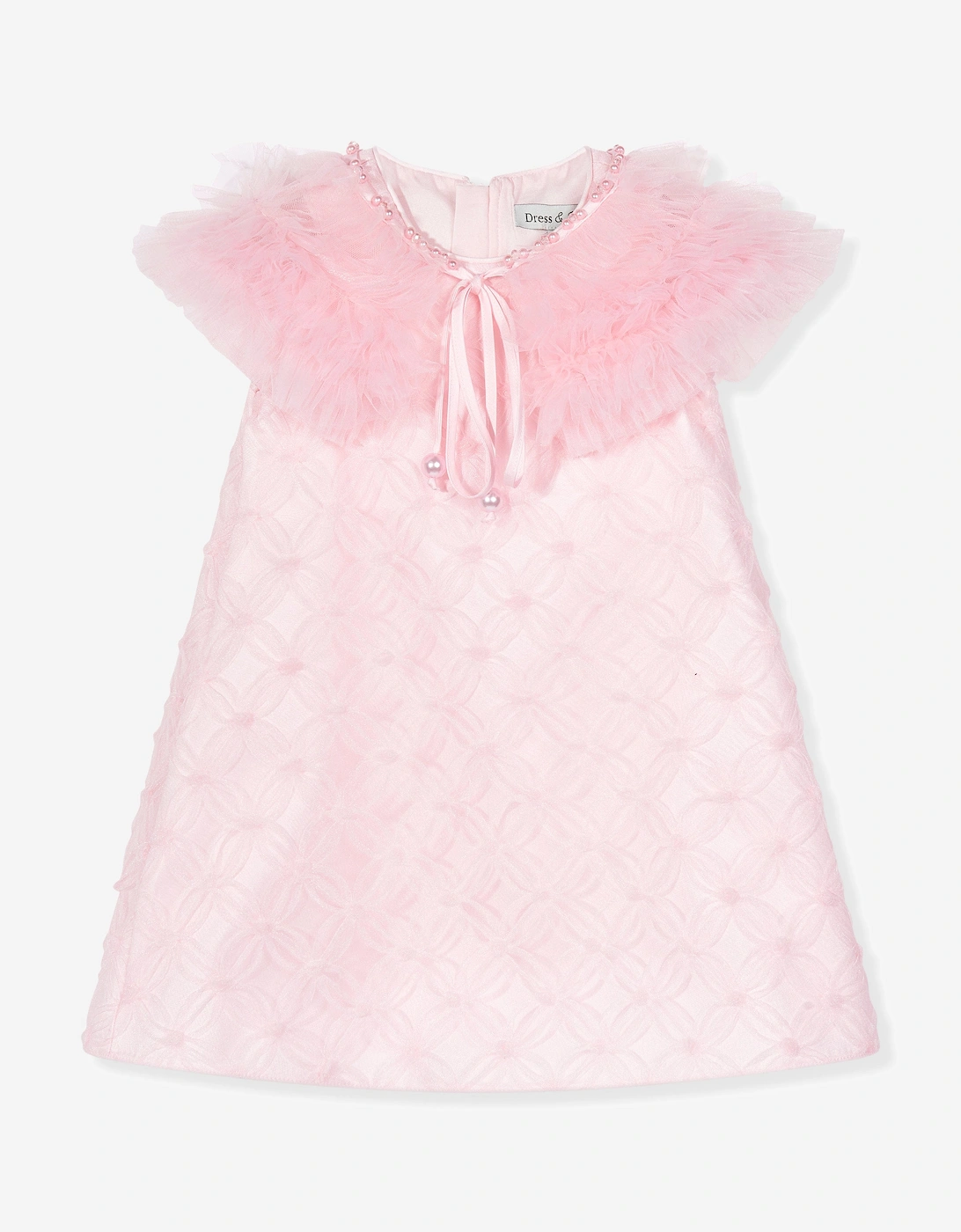 Girls Occasion Dress and Cape Set in Pink, 6 of 5