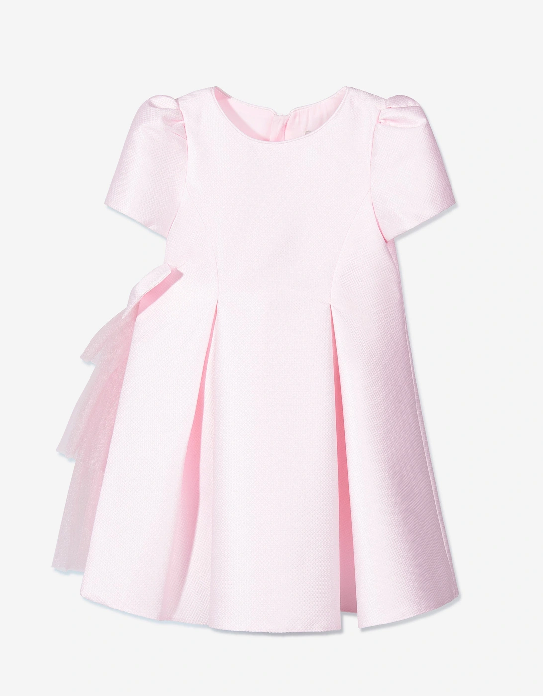 Girls Occasion Dress with Hair Accessory in Pink