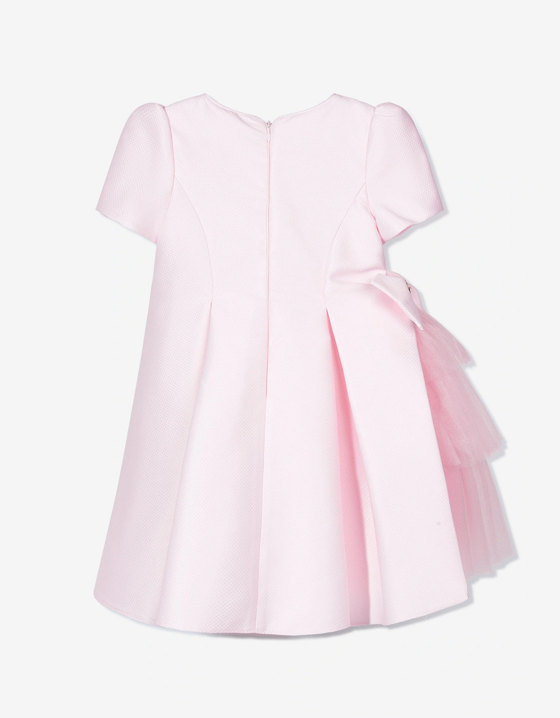 Girls Occasion Dress with Hair Accessory in Pink