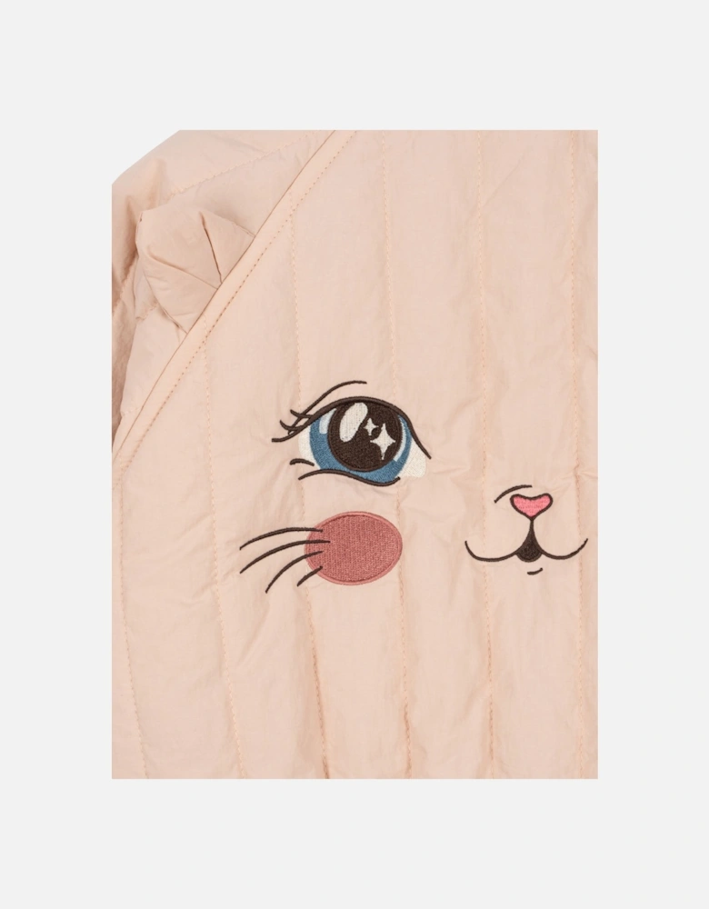 Konges Sløjd Girls Juno Kitty Bomber Jacket in Pink