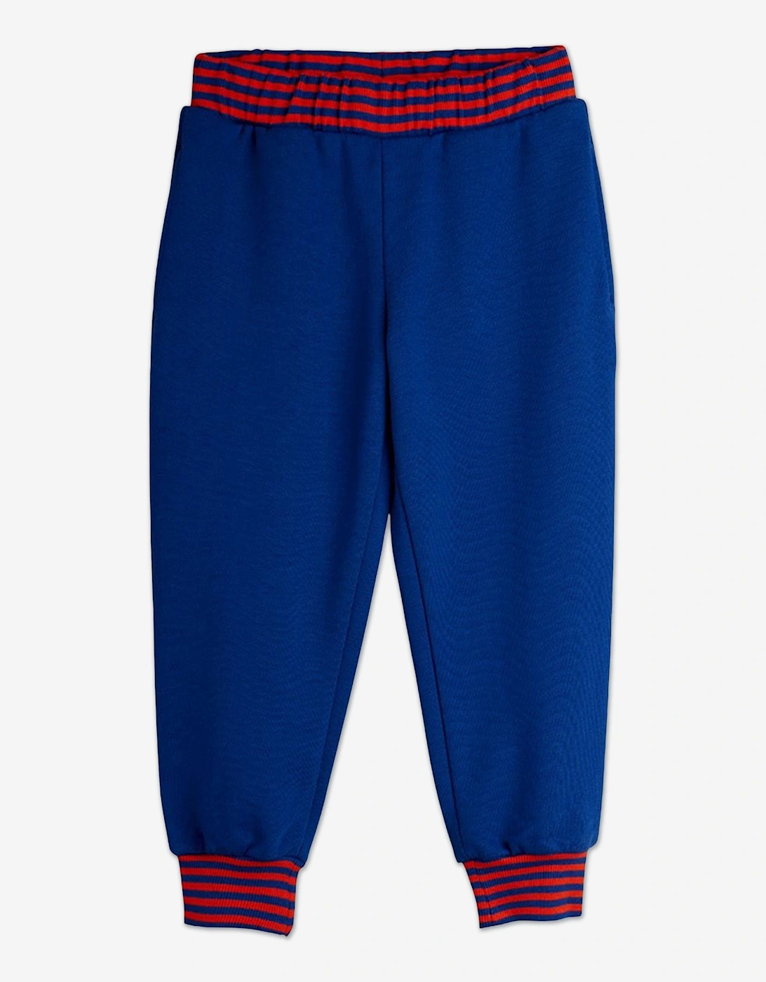 Kids Striped Rib Joggers in Blue, 5 of 4
