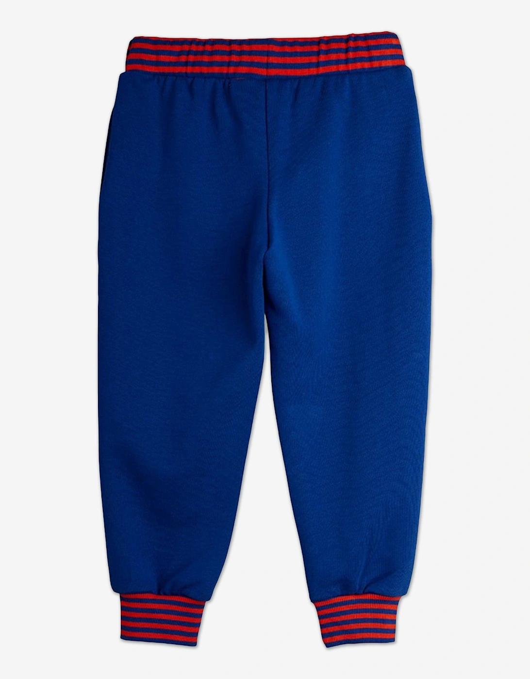 Kids Striped Rib Joggers in Blue