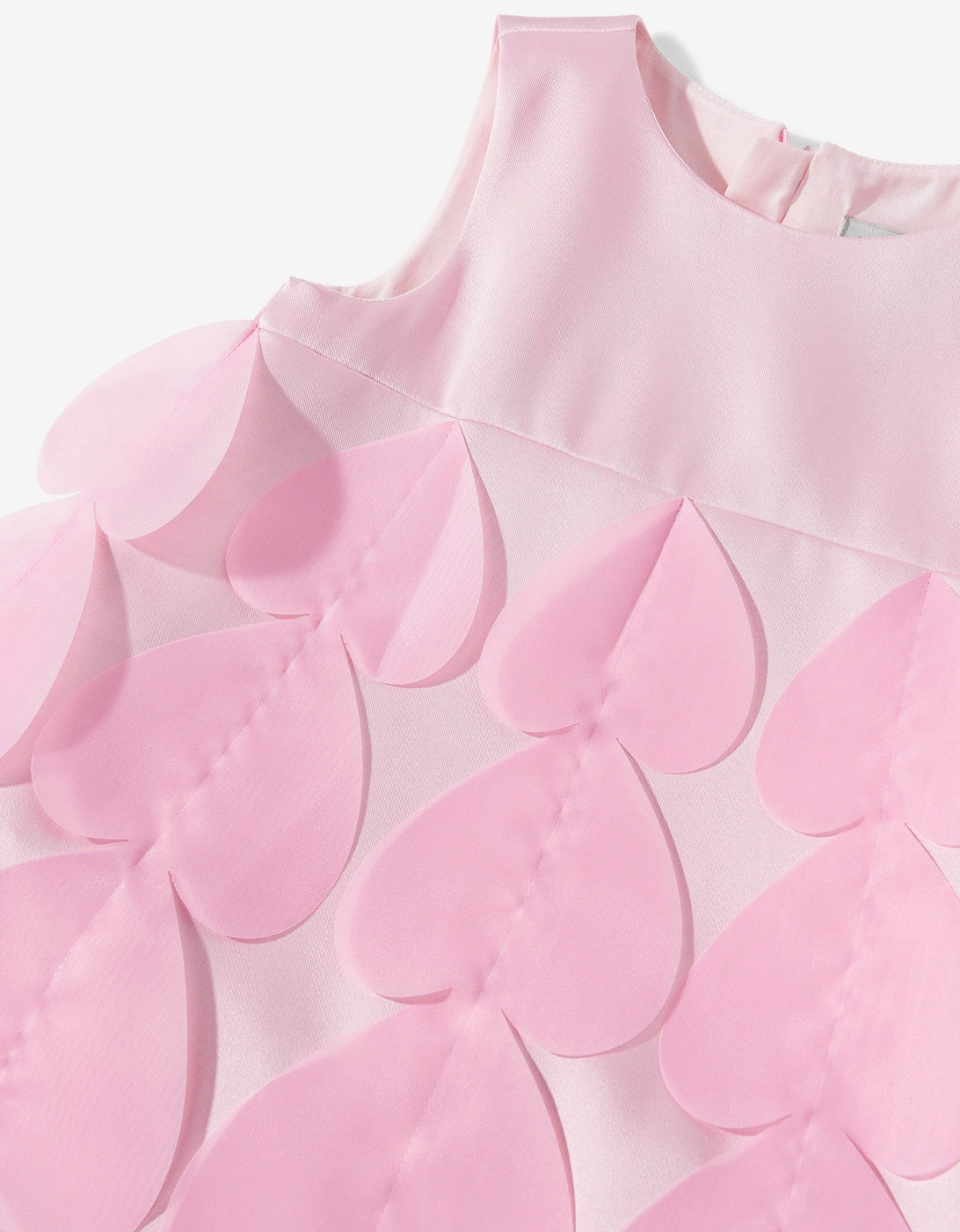 Girls Heart Occasion Dress and Cape Set in Pink