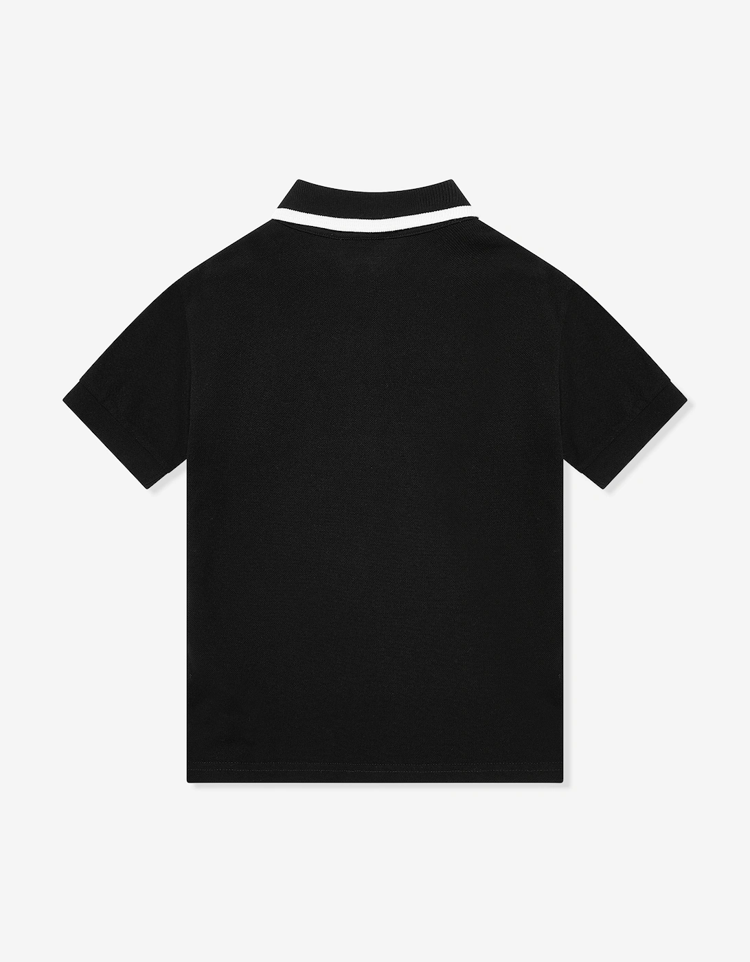 Boys Logo Polo Shirt in Black