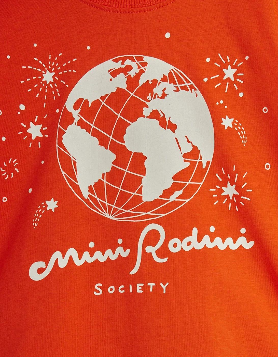 Kids Society T-Shirt in Orange