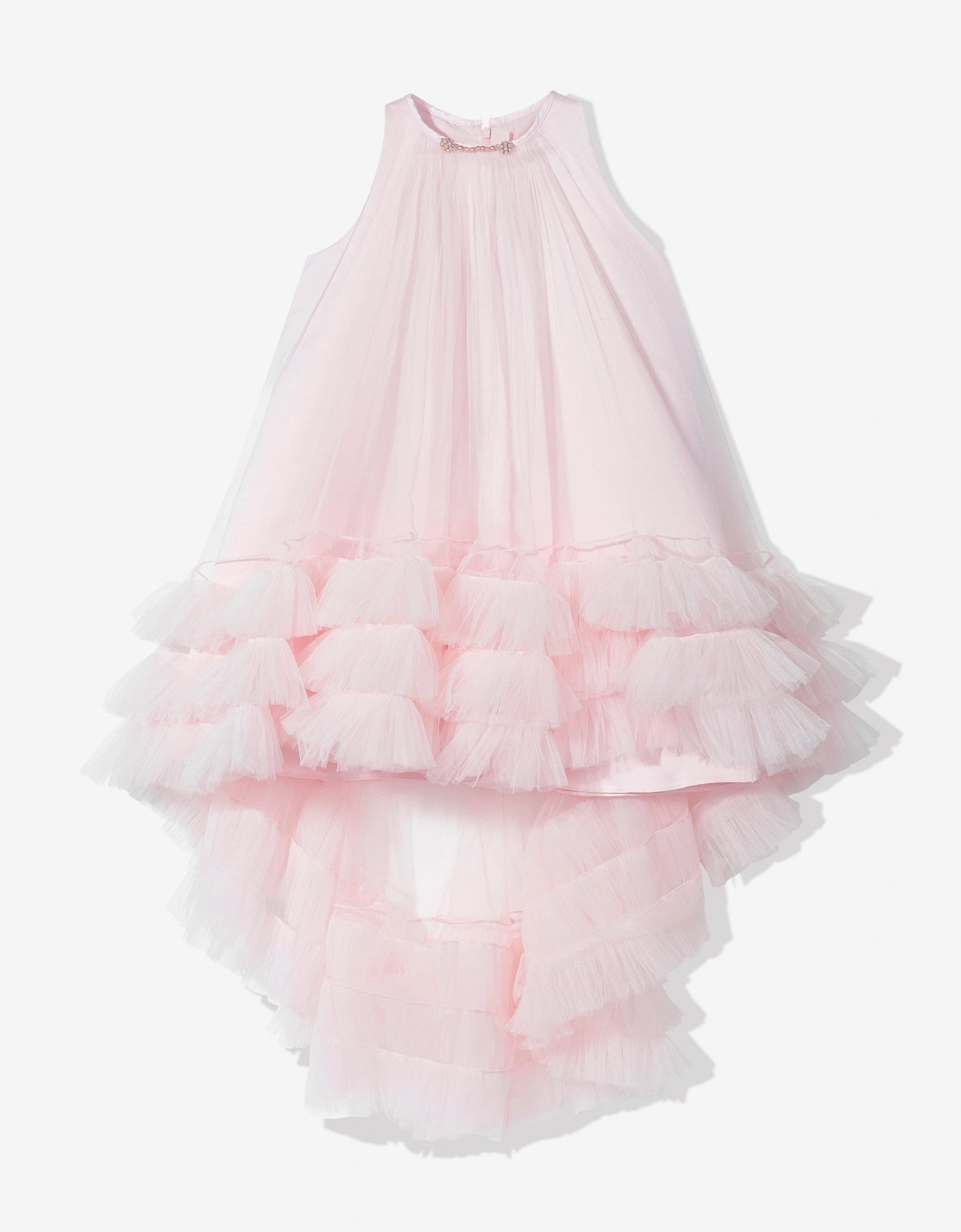 Girls Occasion Dress and Cape Set in Pink