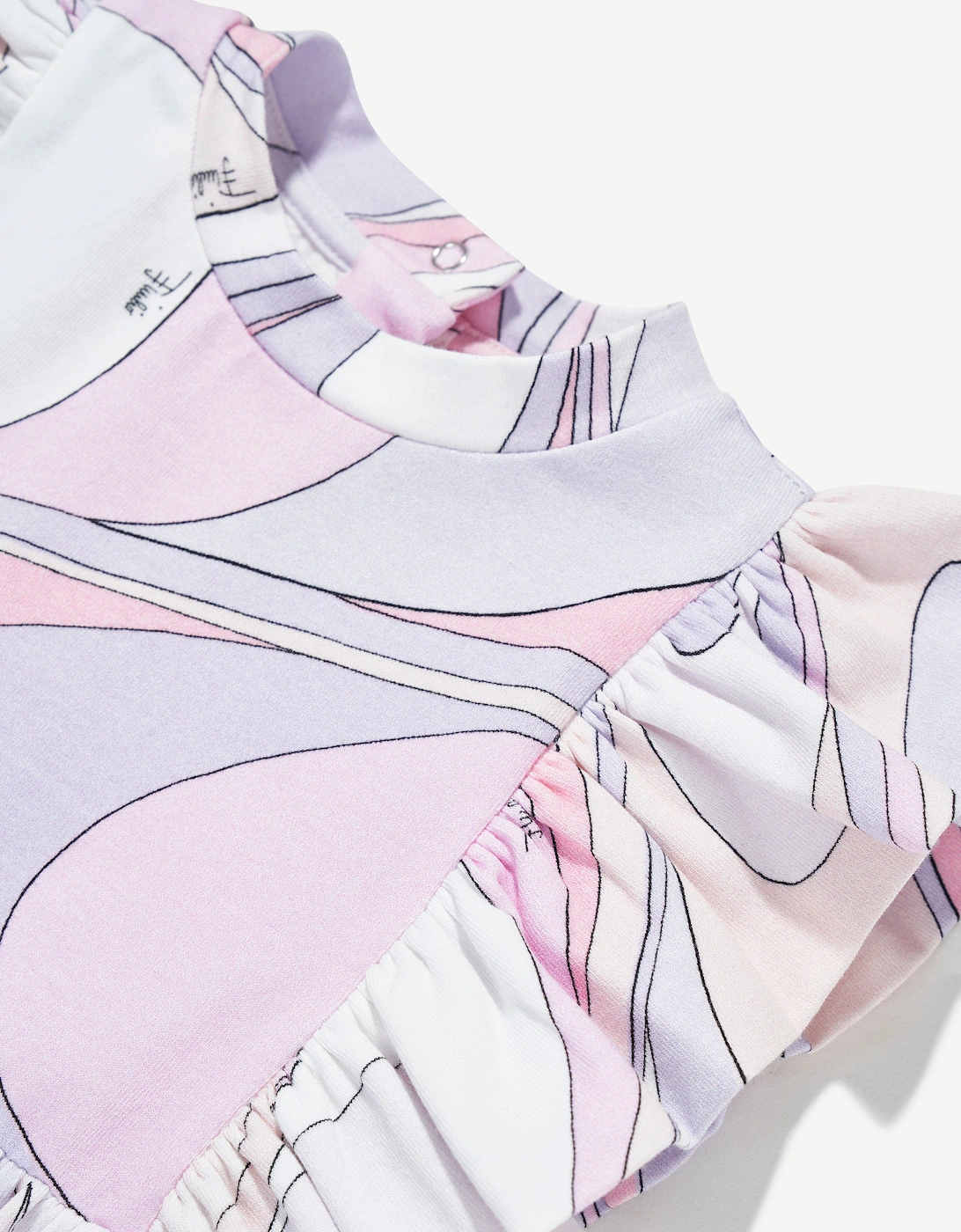 Baby Girls Marmo Jersey Dress in Pink