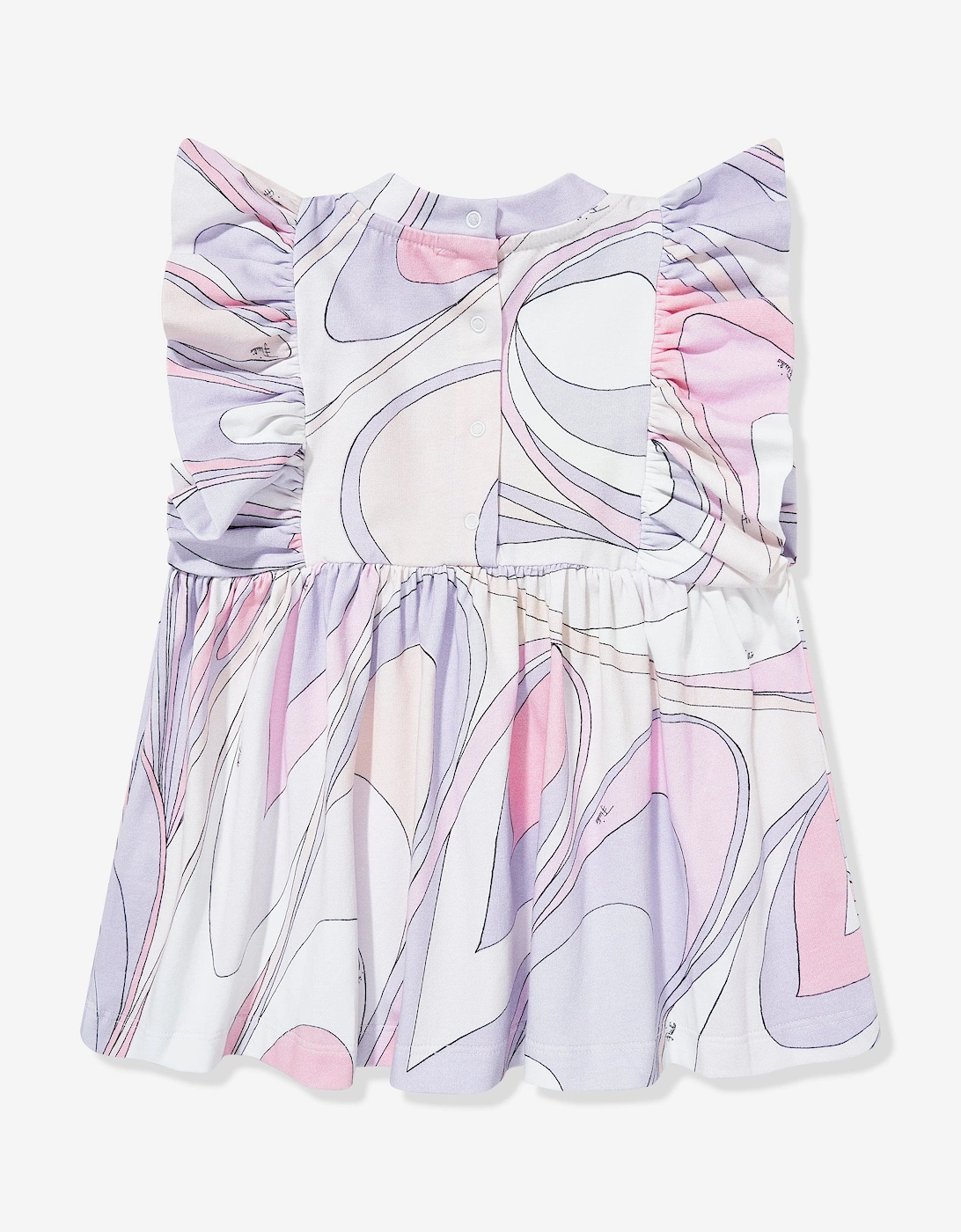 Baby Girls Marmo Jersey Dress in Pink