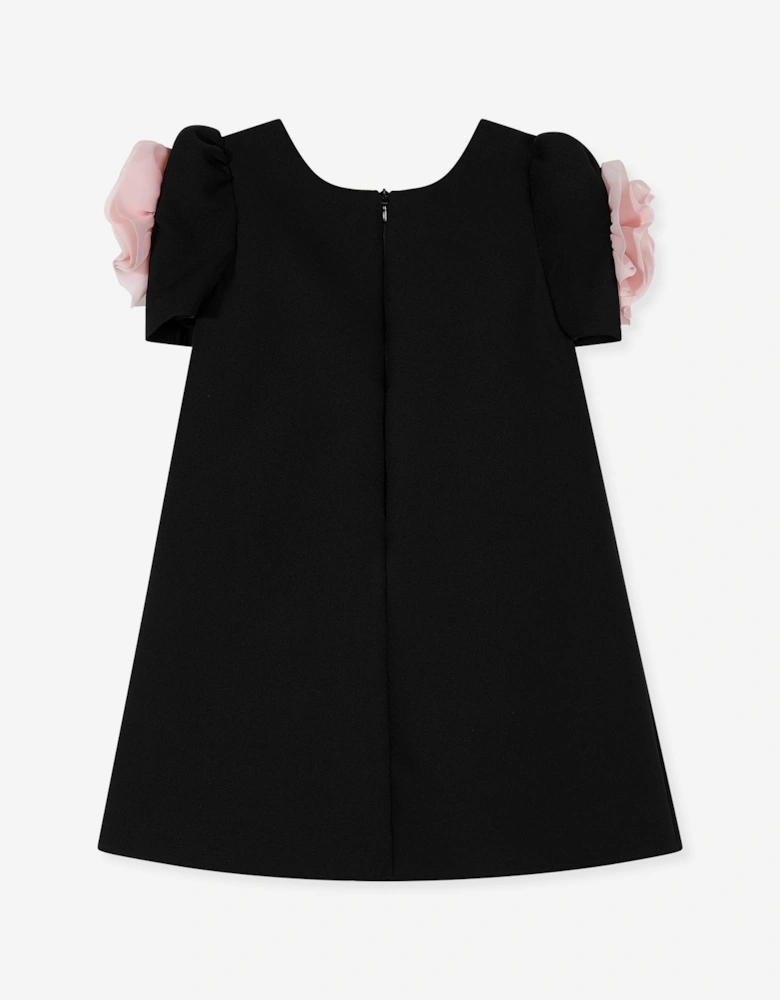 Girls Flower Occasion Dress in Black