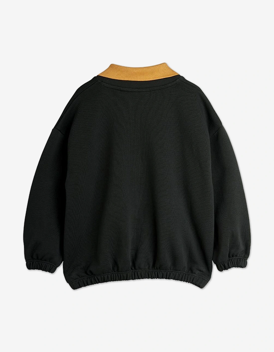 Kids Panther Patch Collar Sweatshirt in Black