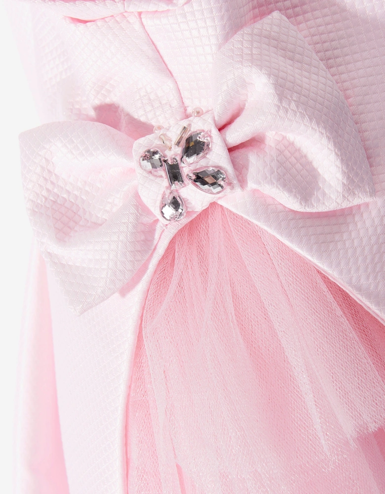 Baby Girls Occasion Dress with Headband in Pink