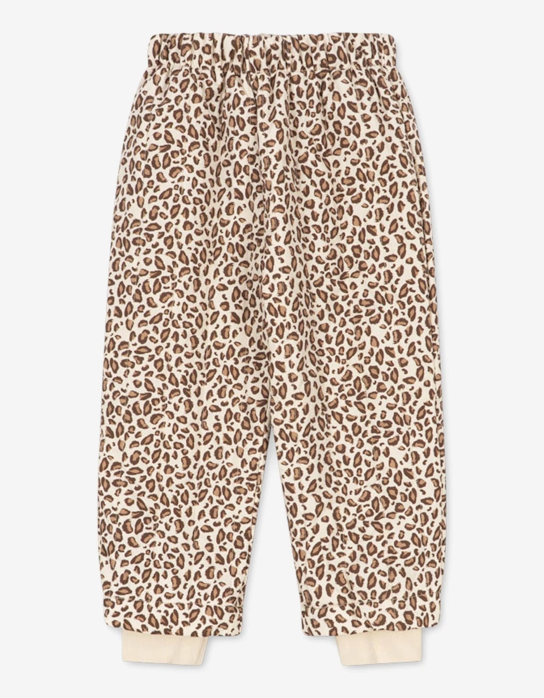 Konges Sløjd Girls Juno Printed Pants in Beige