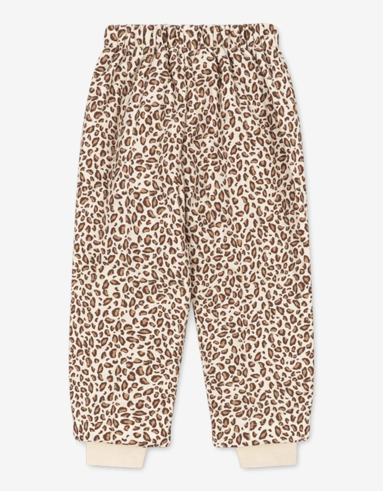 Konges Sløjd Girls Juno Printed Pants in Beige