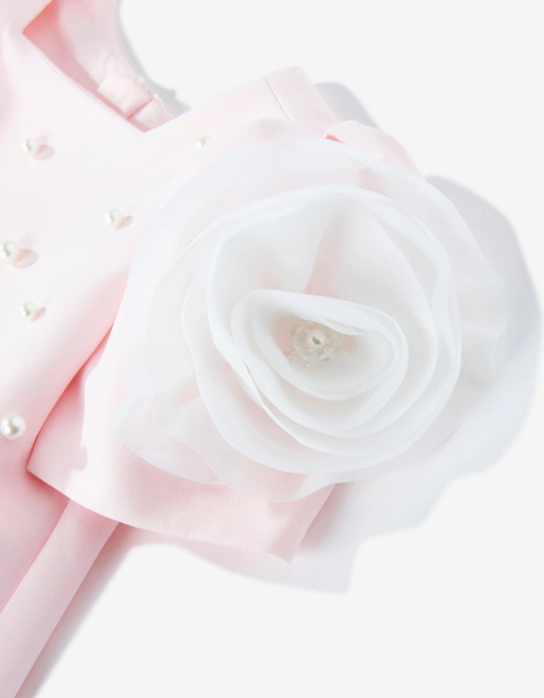 Girls Flower Occasion Dress in Pink