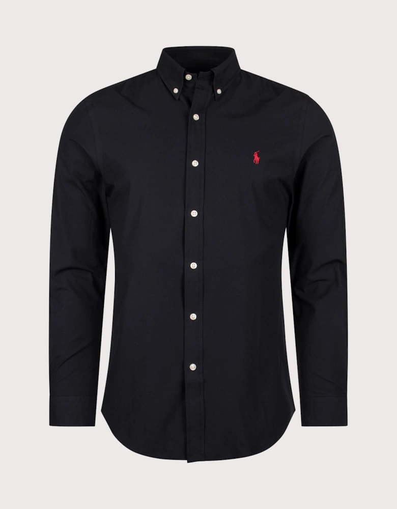 Slim Fit Stretch Poplin Shirt