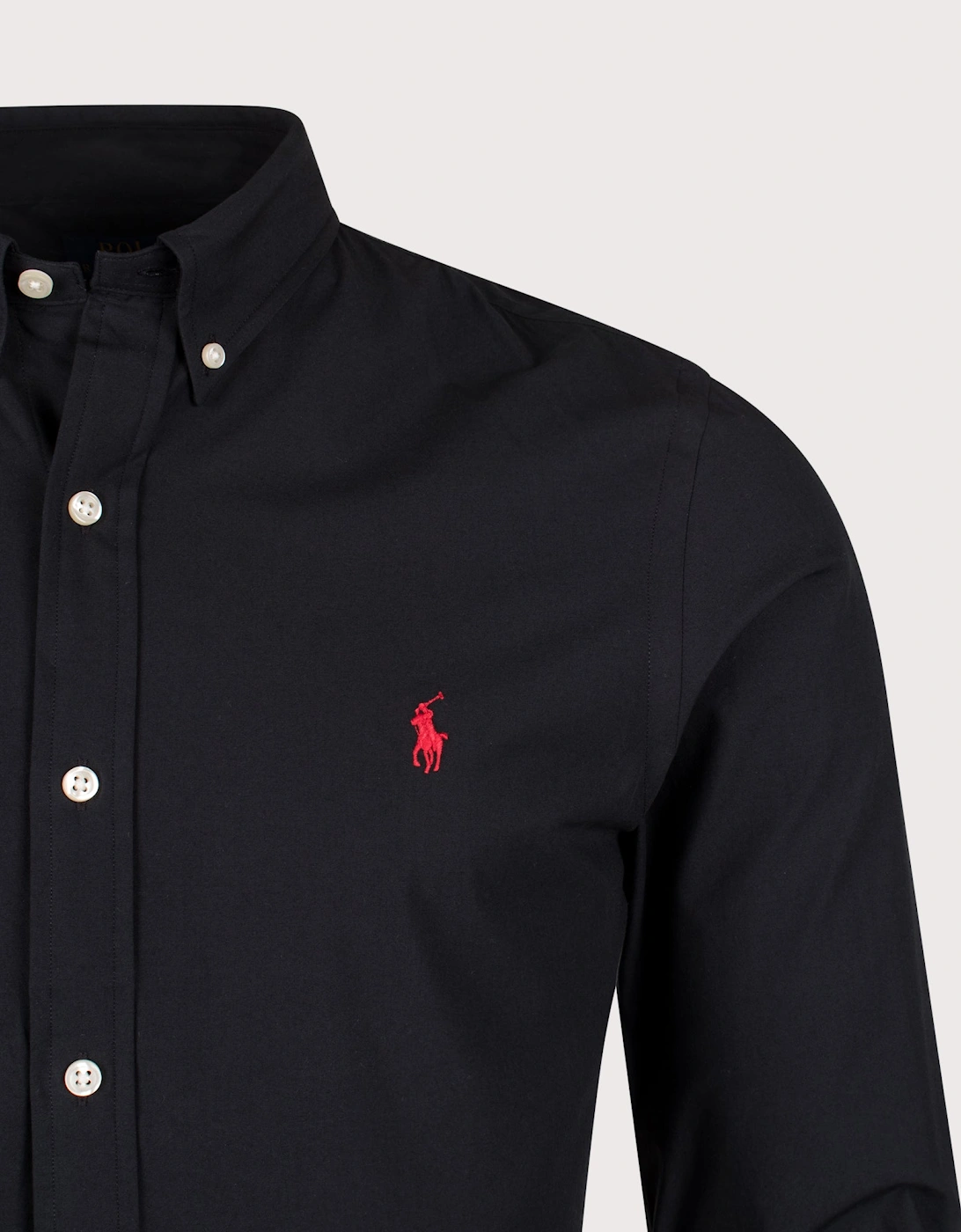 Slim Fit Stretch Poplin Shirt