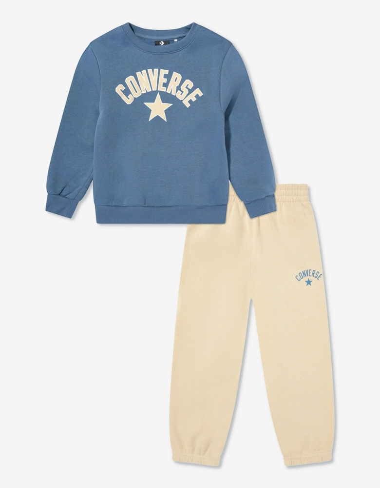 Boys Heritage Est. Tracksuit in Navy