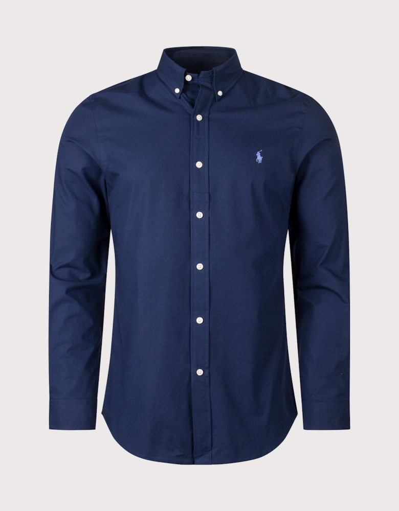Slim Fit Stretch Poplin Shirt