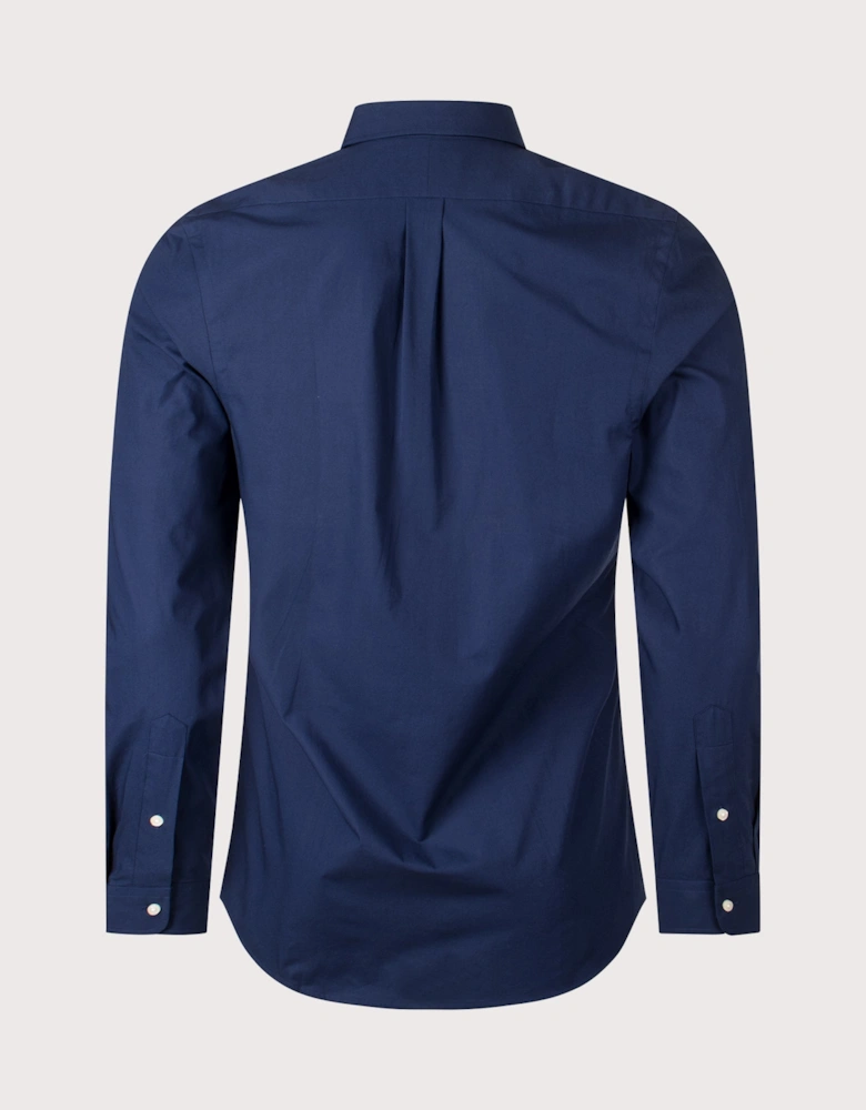 Slim Fit Stretch Poplin Shirt