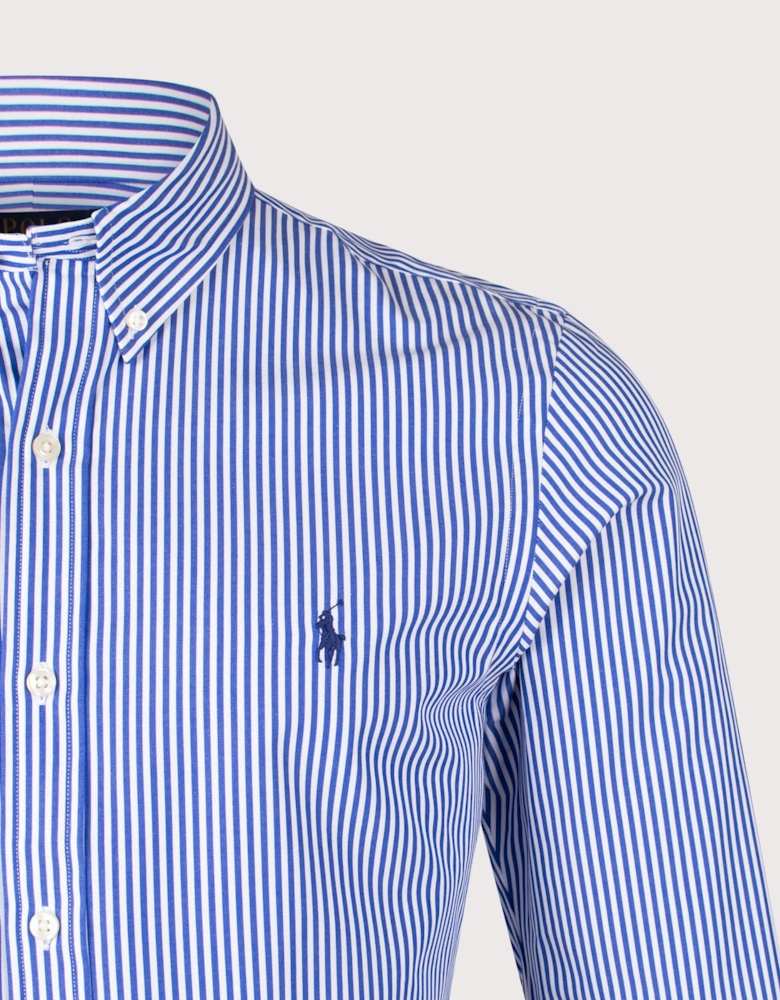 Slim Fit Stretch Poplin Shirt