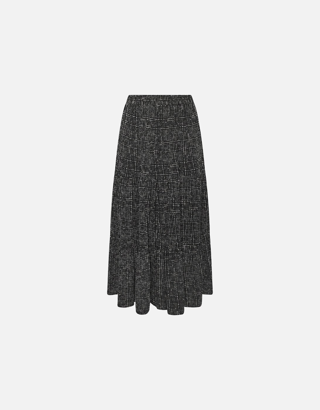 Abstract Check Tiered Skirt, 2 of 1