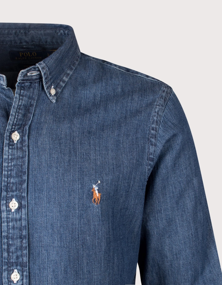 Slim Fit Denim Shirt